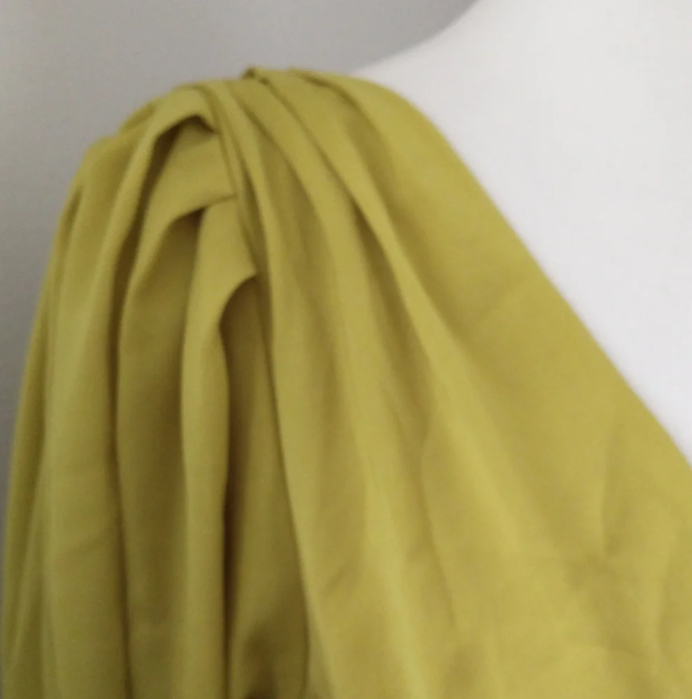 Banana Republic belted surplice midi dress 10 petite - Picture 4 of 14